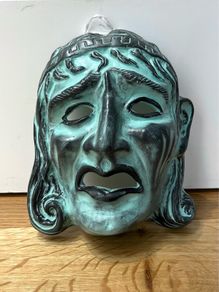 Ceramic Greek Mask wall decor