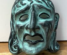 Ceramic Greek Mask wall decor