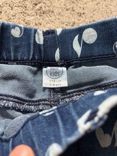 girls leggings jeggings 5-6 years old 116cm