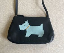 Ladies Radley Black Leatger Small Handbag