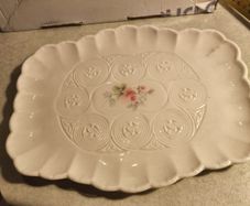 Donegal Crystal Rose Celtic Serving Tray