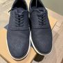 Charles Tyrwhitt - Nubuck Navy Smart Trainers Image 4