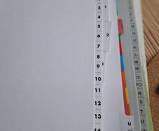 A4 Dividers
