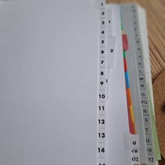 A4 Dividers