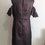 Milly metallic cold shoulder dress - sz 14 Image 3