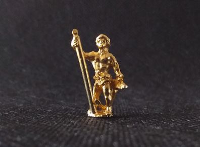 Vintage Gold Coloured Warrior , Lapel Pin Badge