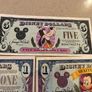 USA Disney Dollars Banknotes x 7 Image 10