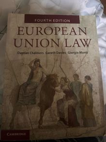 European Union law Damian Chalmers 4th ed