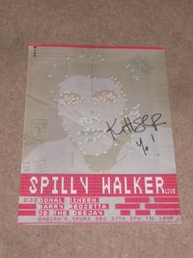 David Kitt autograph on concert poster