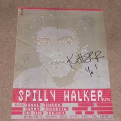 David Kitt autograph on concert poster