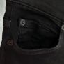7 for All Mankind Black High Waist Glossy Coating Crystal Gunmetal Skinny Jeans Sz 26 (Fit 8UK) - Rrp 240 (New) Image 5