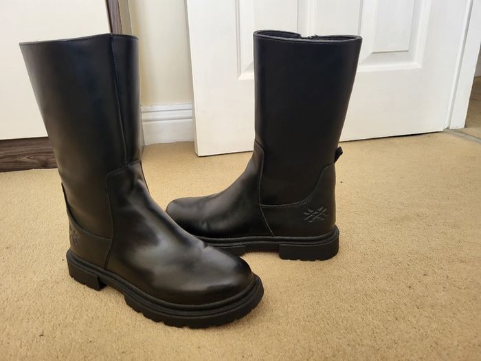 Benetton black girl boots 36 size