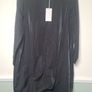 Womens COS black dress shiny silky  polyester modal blend Size UK 14 EU 40 Brand new BNWT Image 2