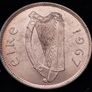 [#2669] - Ireland 1967 | Irish 1/2d | Irish Half Penny | KM.10 | UNC Image 2