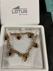 Lotus Rose Plated Bracelet