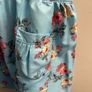 Blue floral dress (age 3-4) Image 2