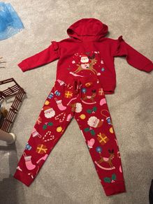 Christmas tracksuit girl 2-3 years