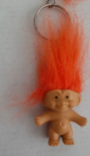 vintage troll mini keyring