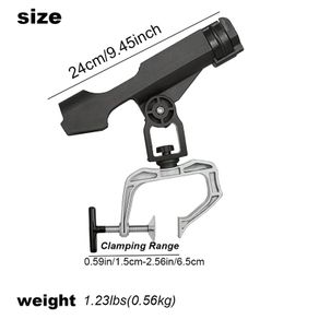 Fishing rod boat bracket