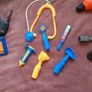 Children play tool kit toys Image 3