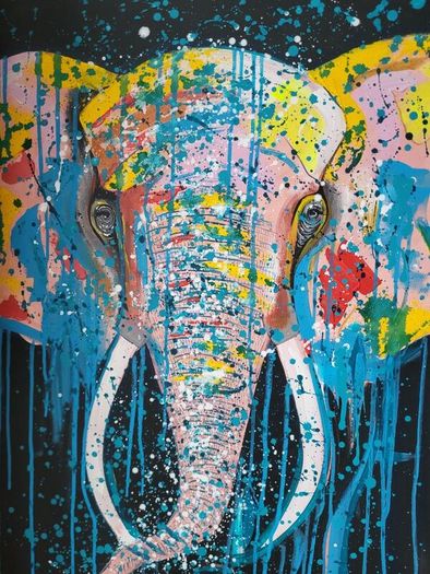 " blue elephant!