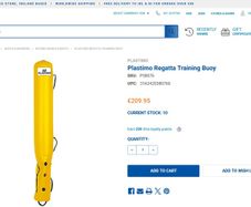 2x Regatta Plastimo Training Buoys