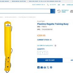 2x Regatta Plastimo Training Buoys