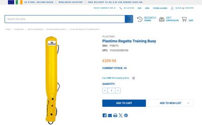 2x Regatta Plastimo Training Buoys
