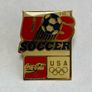Coca Cola USA Olympic Soccer Pin Image 3