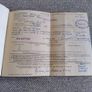Soldiers Release Book 1949 Premature Release for showing lack of initiative as a Surveyors Clerk FREE STANDARD POSTAGE INCLUDED Image 2