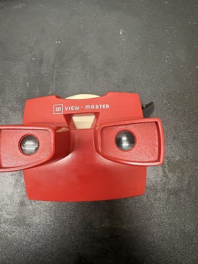 Vintage Red 3D View-Master with Thunderbirds Reels