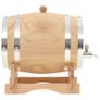 Wine Barrel with Tap Solid Pinewood 6 L Image 5