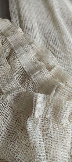 Vintage Net Curtains x 3