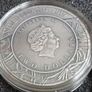 2 dollar's silver coin Starfish from the world of fossils Image 3