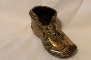 Vintage brass boot ornament, Measures 8x4x3cm,  Weighs 250gram