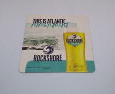 Rockshore Irish Lager : This is Atlantic Refreshment - Beer Mat/Coaster