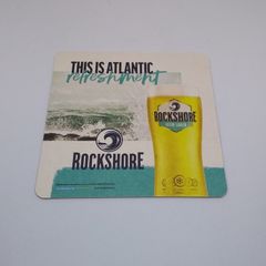 Rockshore Irish Lager : This is Atlantic Refreshment - Beer Mat/Coaster