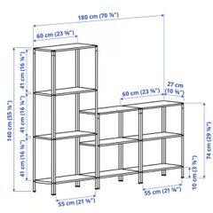 IKEA HYLLIS Shelving Unit (Indoor/Outdoor) Excellent Condition