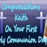 First Communion Day Banner Poster Personalised to your needs - just ask? Image 8