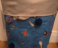 Toy Storage Bag or Toy Bag  Space Design