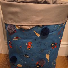 Toy Storage Bag or Toy Bag  Space Design