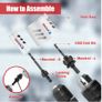 Hole Saw Kit 13pcs Cobalt Drill Hole Cutter Set with Mandrels for Sheet Metal Wood Drywall Aluminum Plastic Plate Image 2