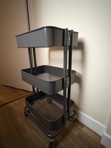 3 Tier Storage Trolley with Wheels
