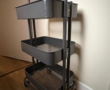3 Tier Storage Trolley with Wheels