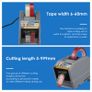 BRAND NEW Upgraded Automatic Tape Dispenser Electric 6-60mm Applicable Tape Width Adhesive Cutter Packaging Machine 220V/110V Image 9