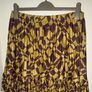 Next Green and Dark Brown Geo Tiered Plissse Mini Skirt Image 2