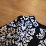 Ladies bodycon black & white sequins dress Image 3