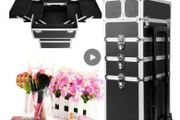 Multi-function 4 in 1 Beauty Cosmetic makeup nail hairdressing Beauty Case black Vanity Trolley