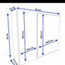 Bathroom Unit Shelf With Mirror White Image 3