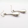 Vintage 925 Sterling Silver Teardrop Earrings Image 6